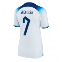 Billiga England Jack Grealish #7 Hemma fotbollskläder Dam VM 2022 Kortärmad